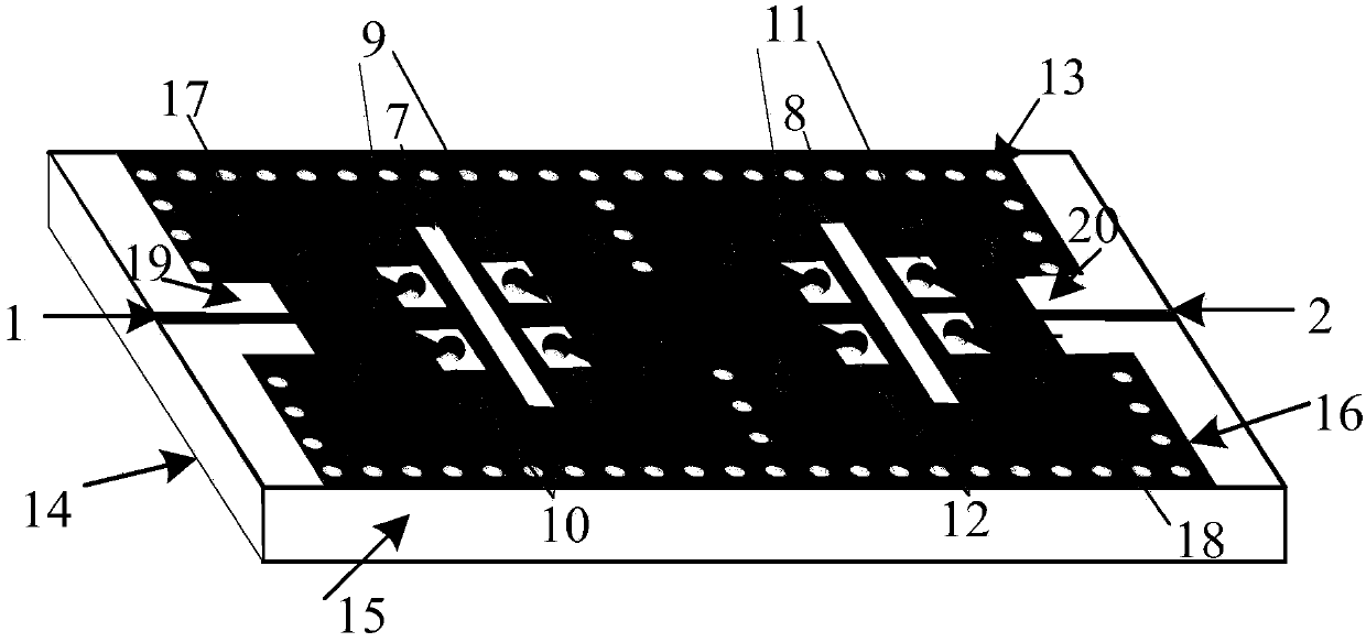 A dual-band independently tunable substrate-integrated waveguide filter