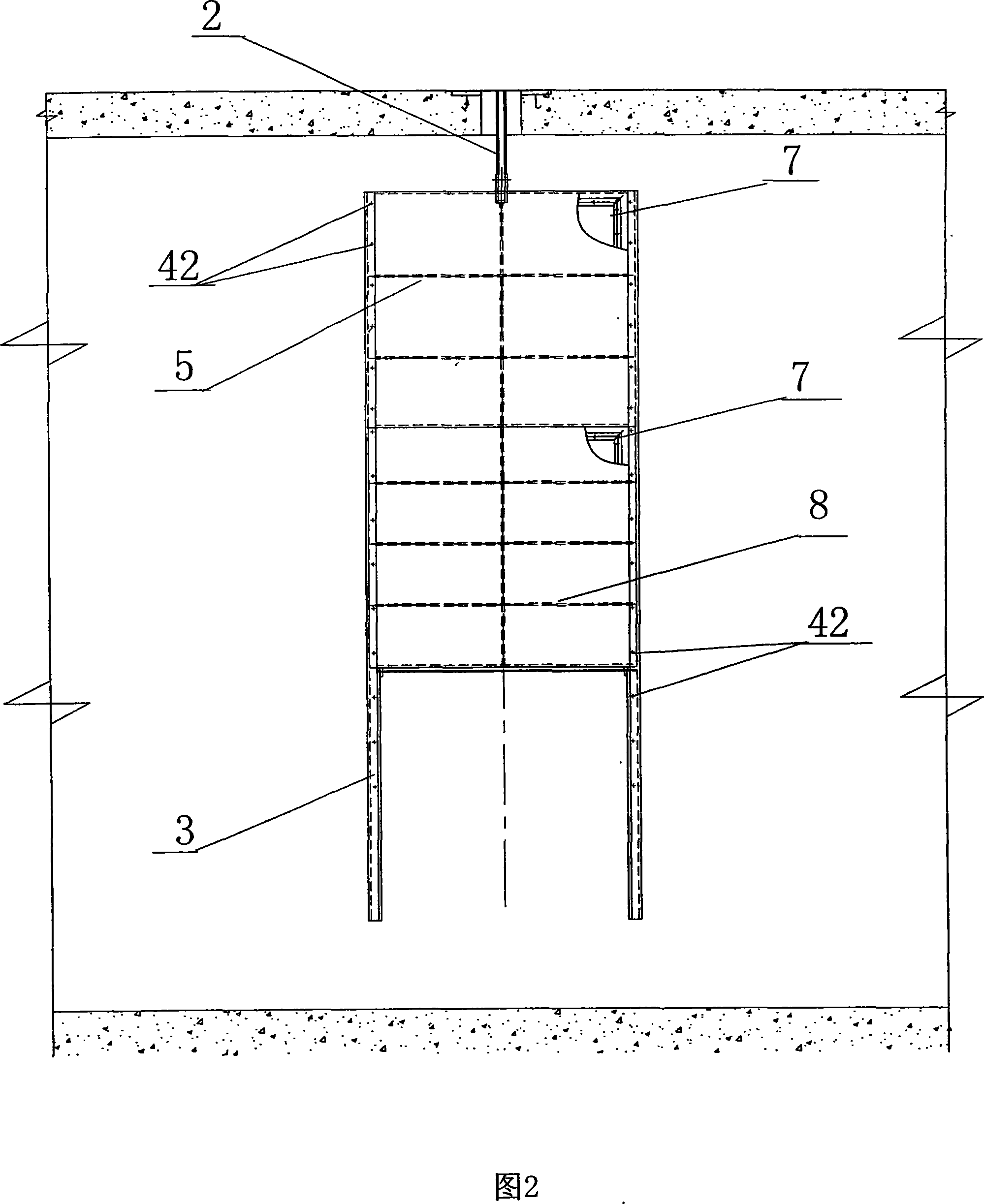 Lower open-type grading gate-plate gate