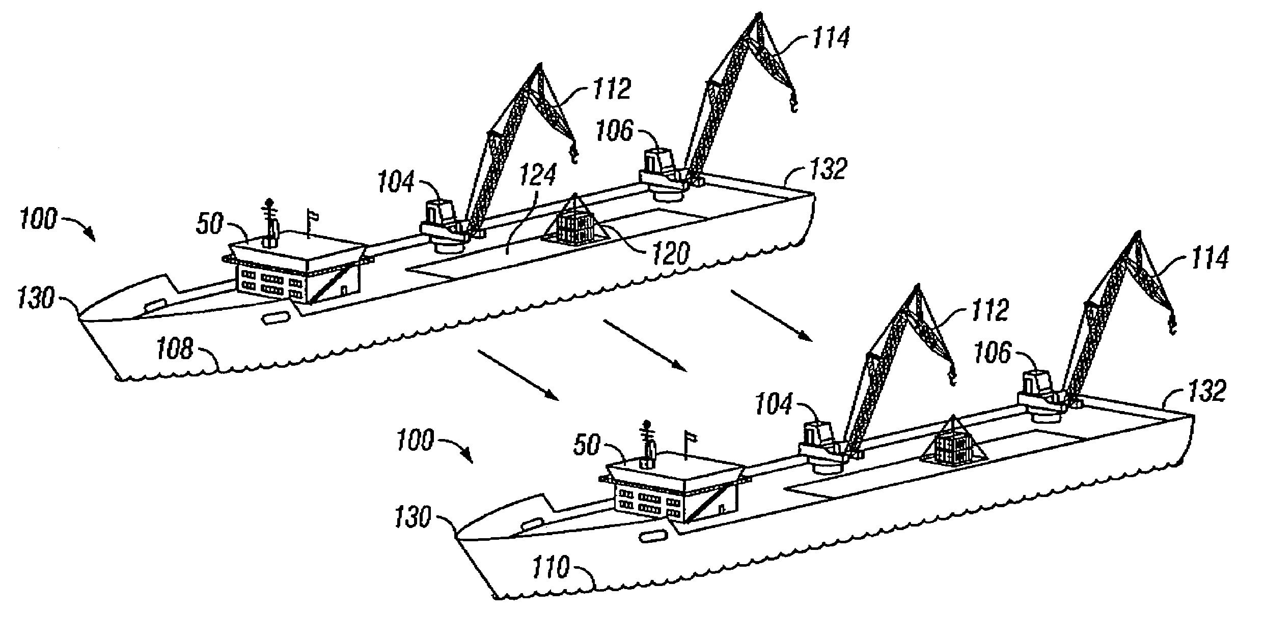 Method for lifting and transporting a heavy load using a fly-jib