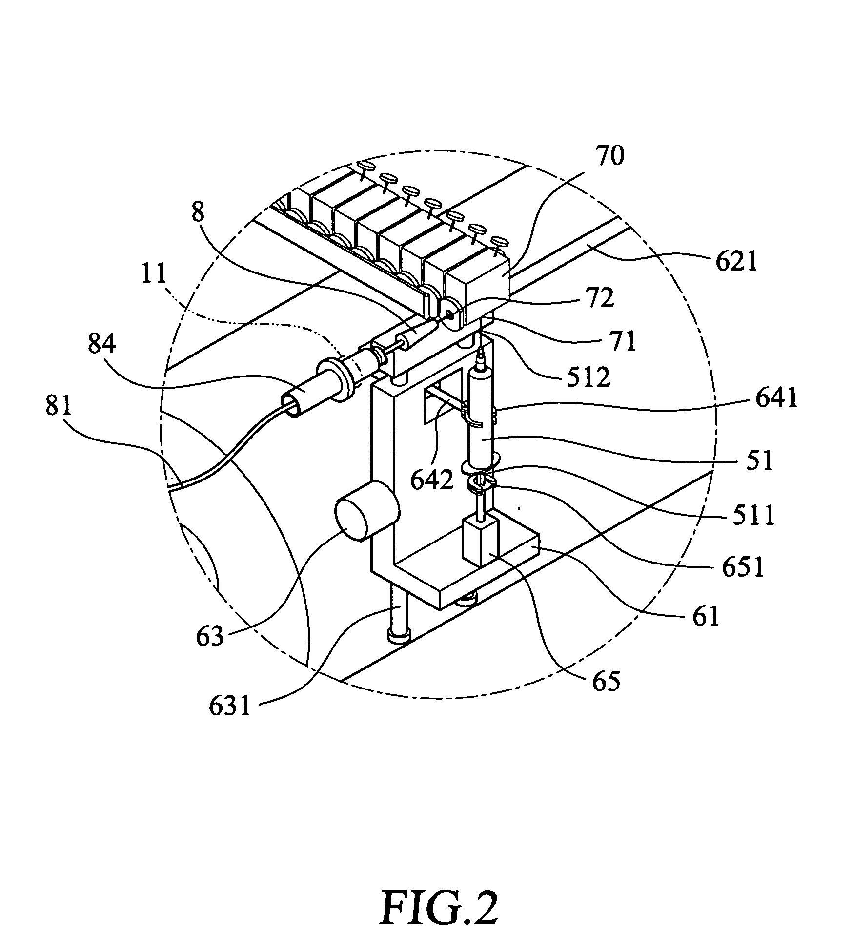 Disposable saline water cartridge module for radiopharmaceuticals dispensing and injection system