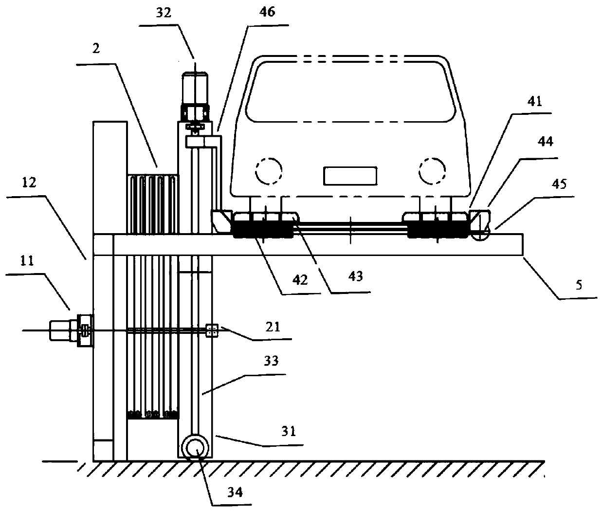 Parking device and parking method