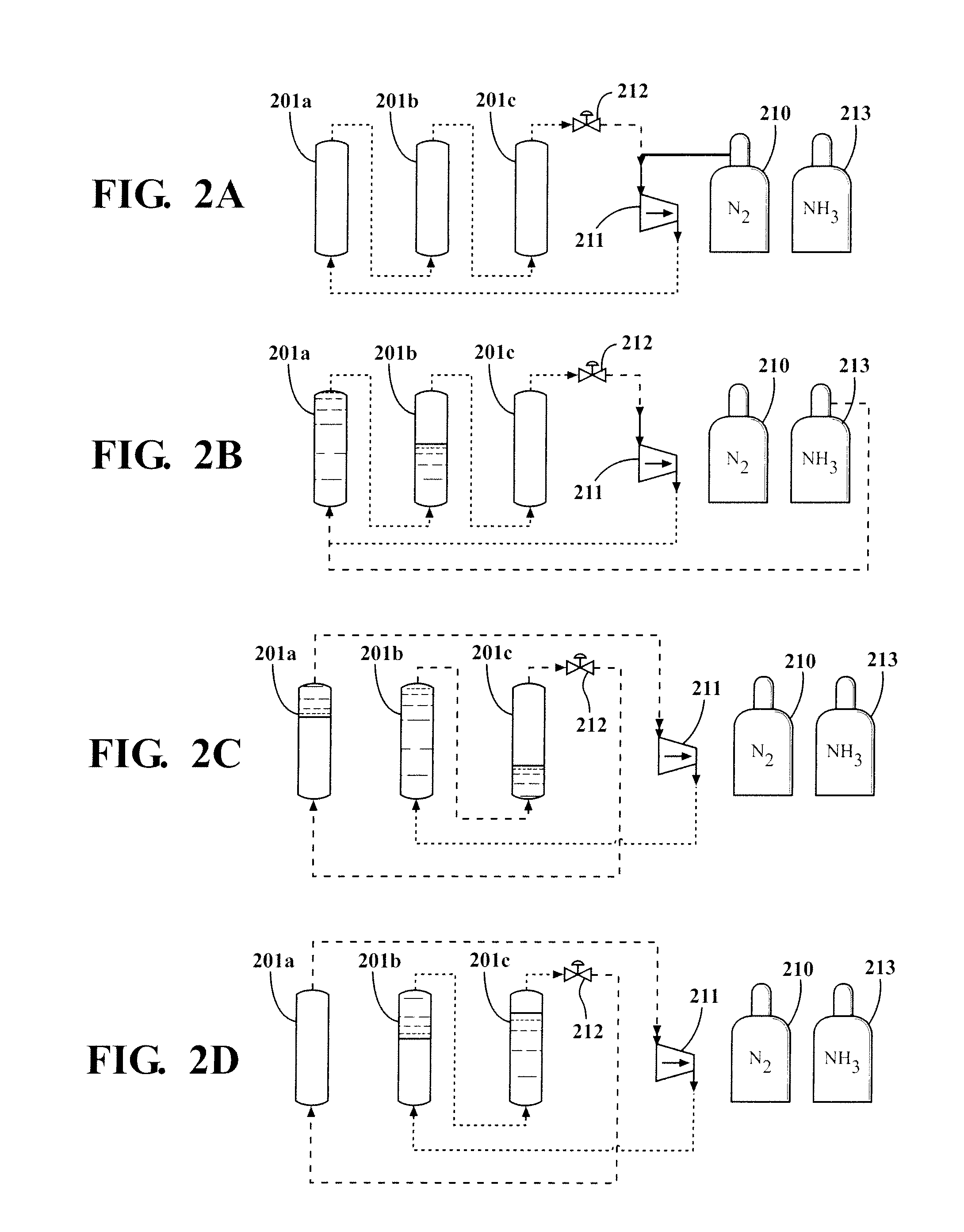 Method of separating components from a gas stream