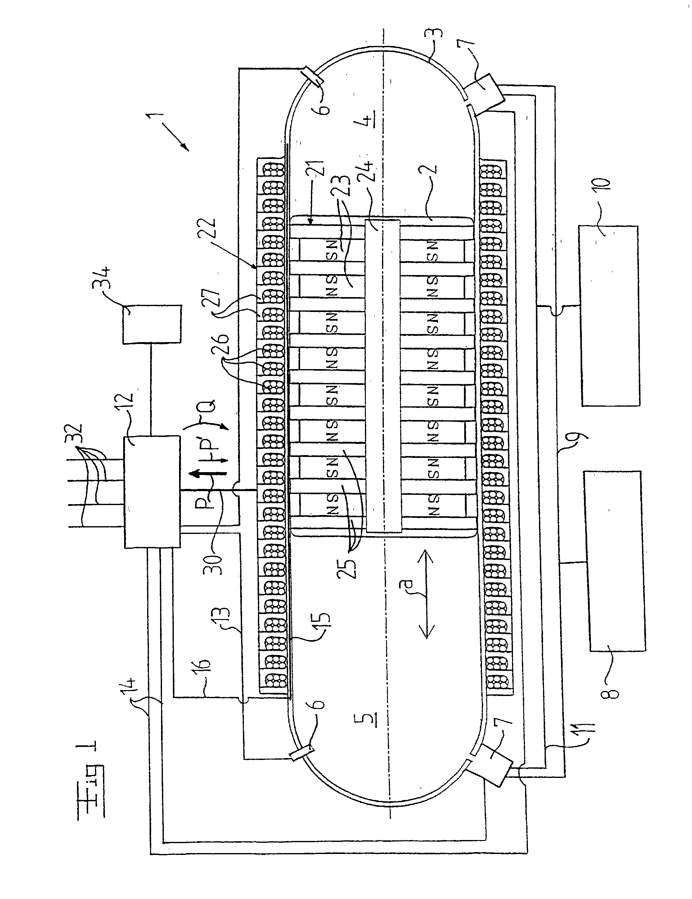 Device including a combustion engine, a use of the device, and a vehicle