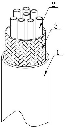 Composite cable and preparation process thereof