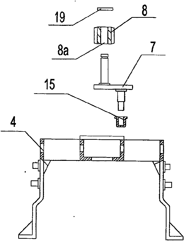 Gas meter movement embedded transmission mechanism