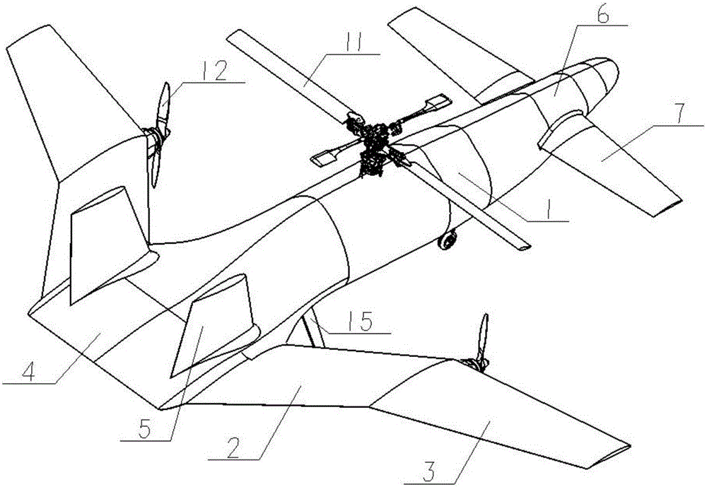 Novel large-lift-force vertical take-off and landing aircraft