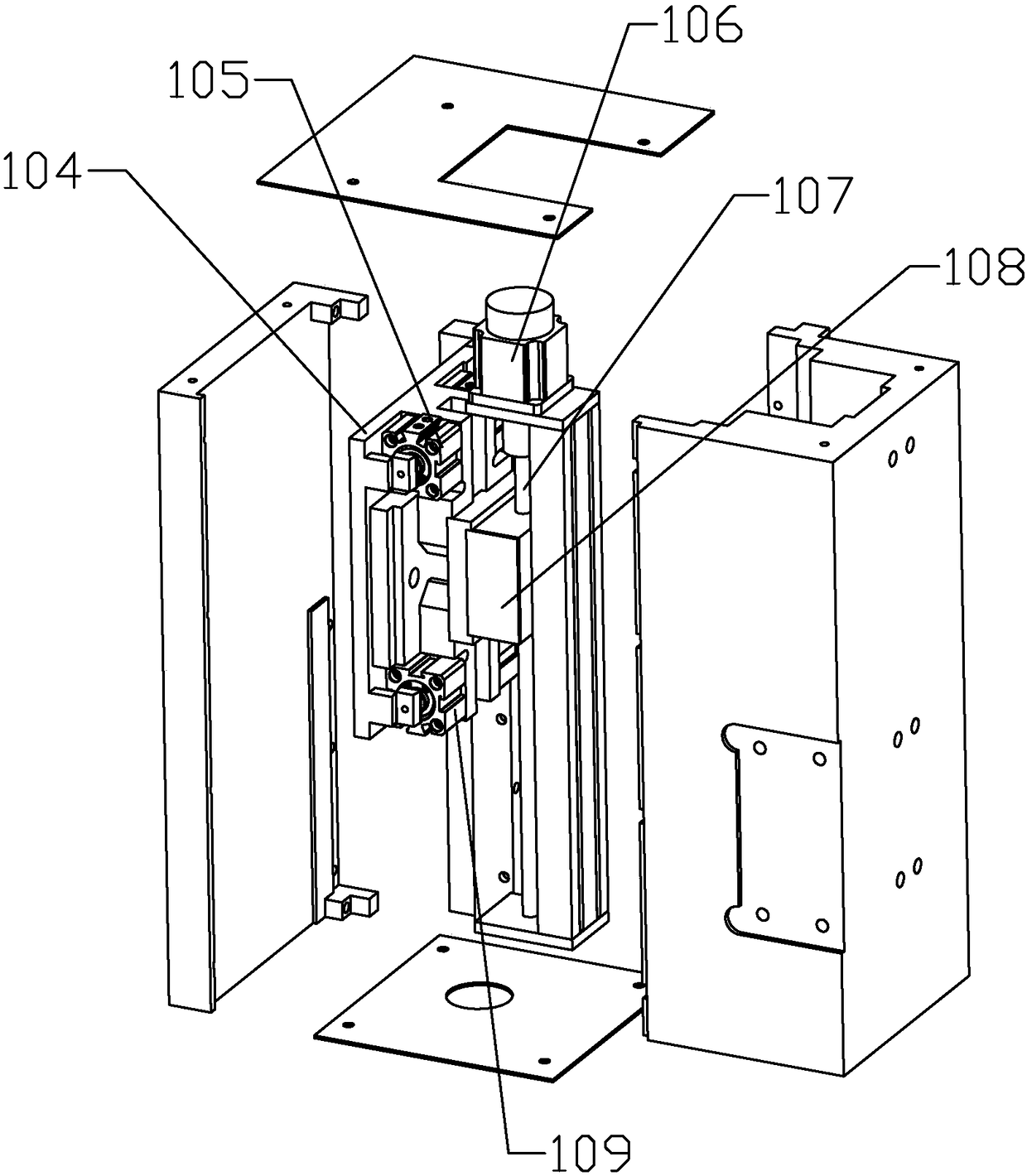 Intelligent batten gluing machine for wood processing