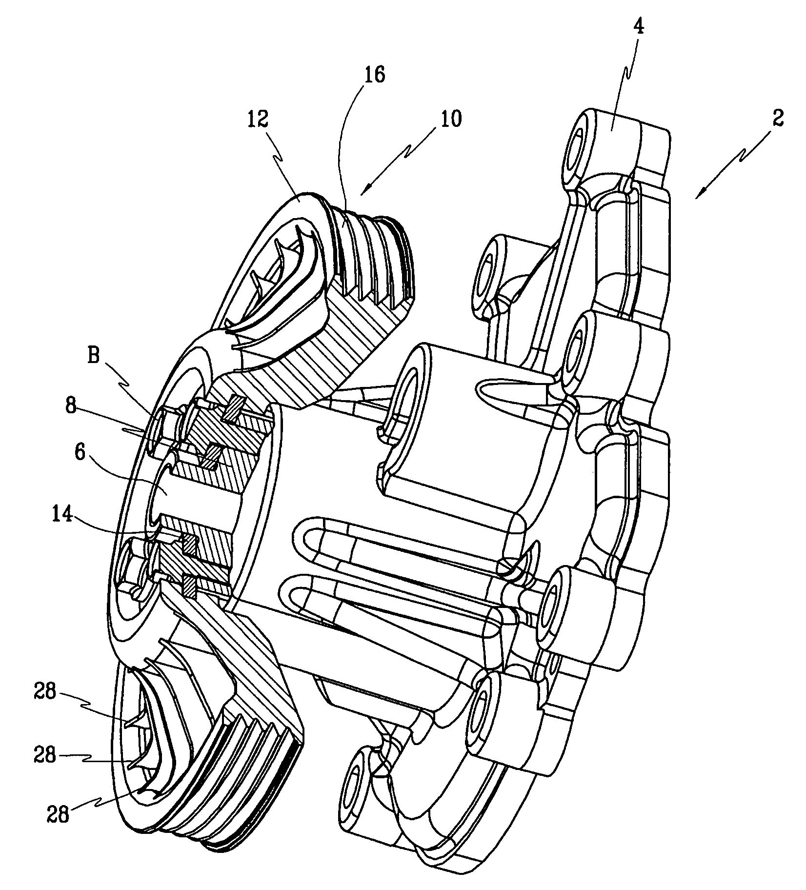 Water pump pulley for cooling system of vehicle