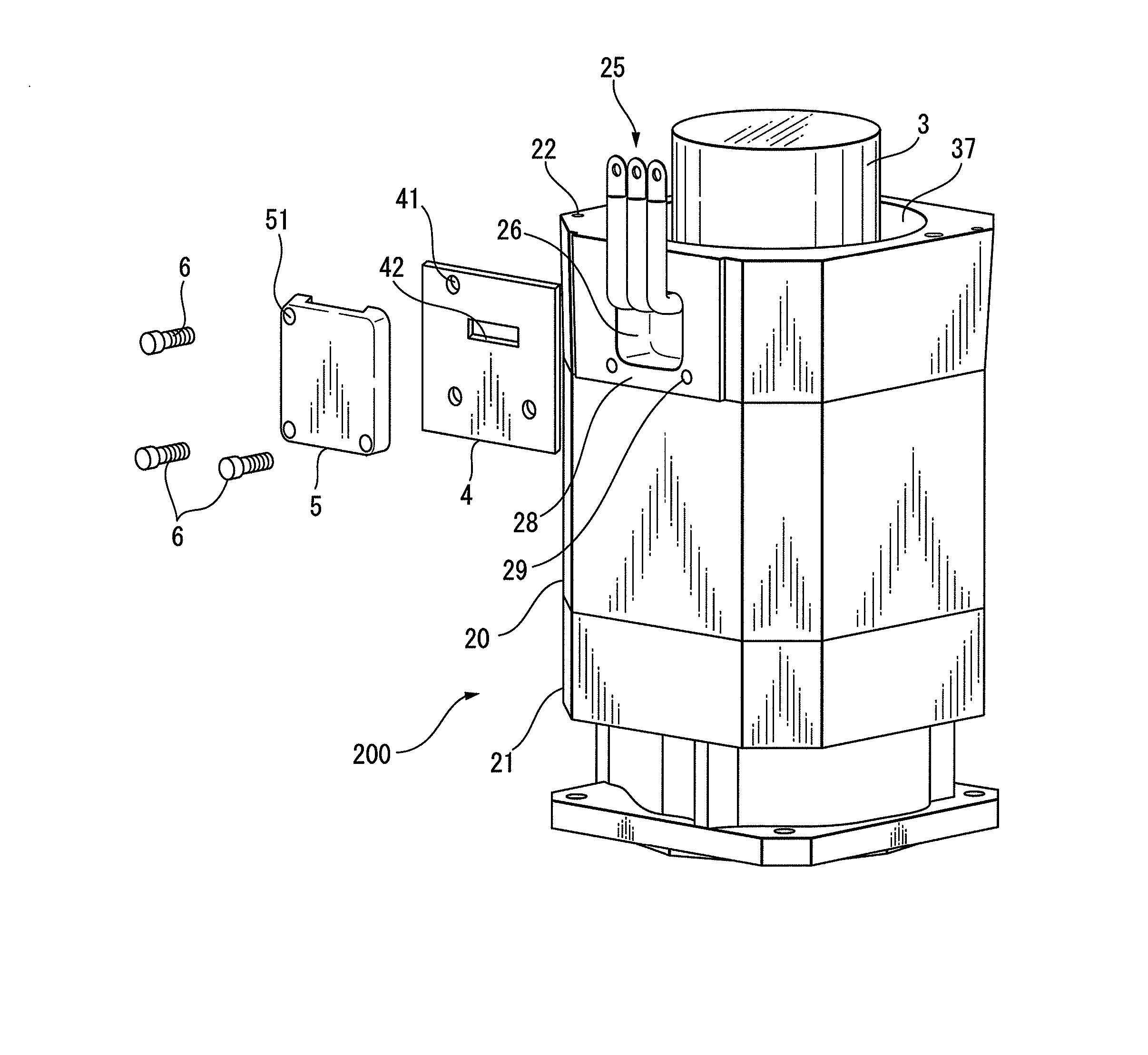 Method for manufacturing electric motor stator including resin-molded unit, electric motor stator, and electric motor