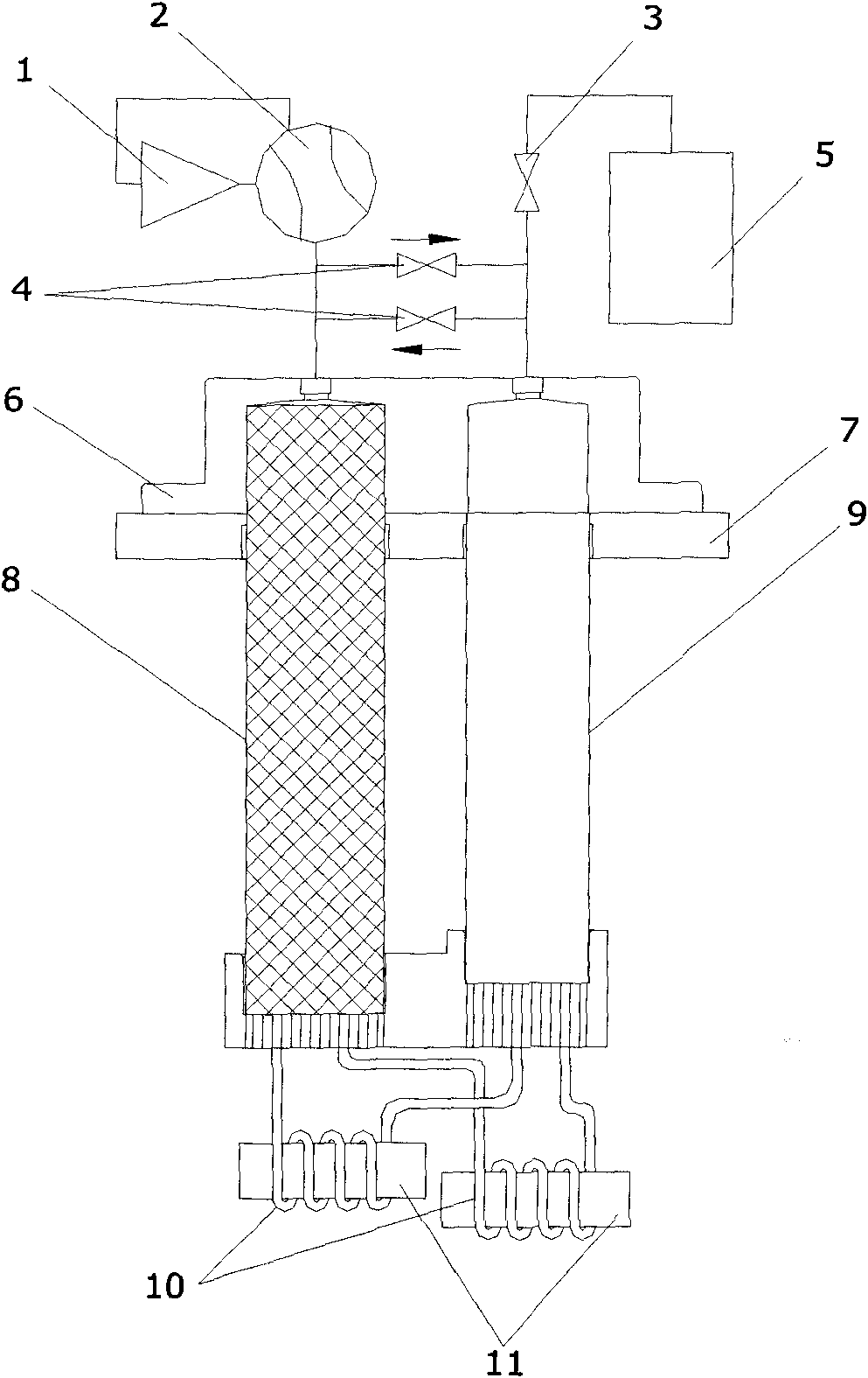 Object-oriented cooling device based on pulse tube refrigerator