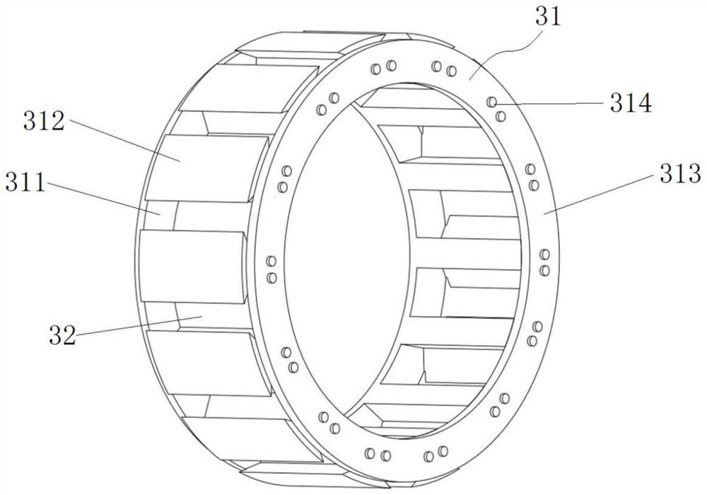 Cylindrical roller bearing and retainer thereof