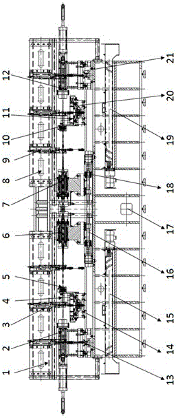 Machine tool and method for processing slender shaft parts