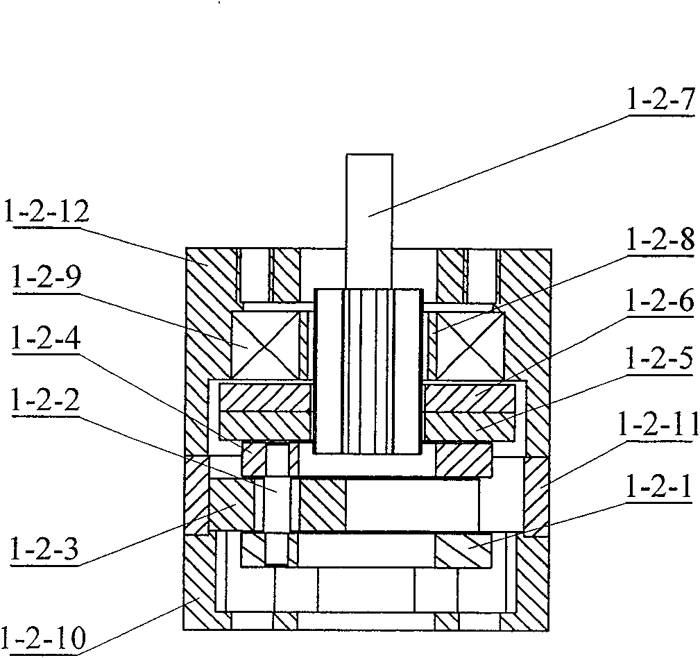 Spacing mechanical arm parallel modularized joint