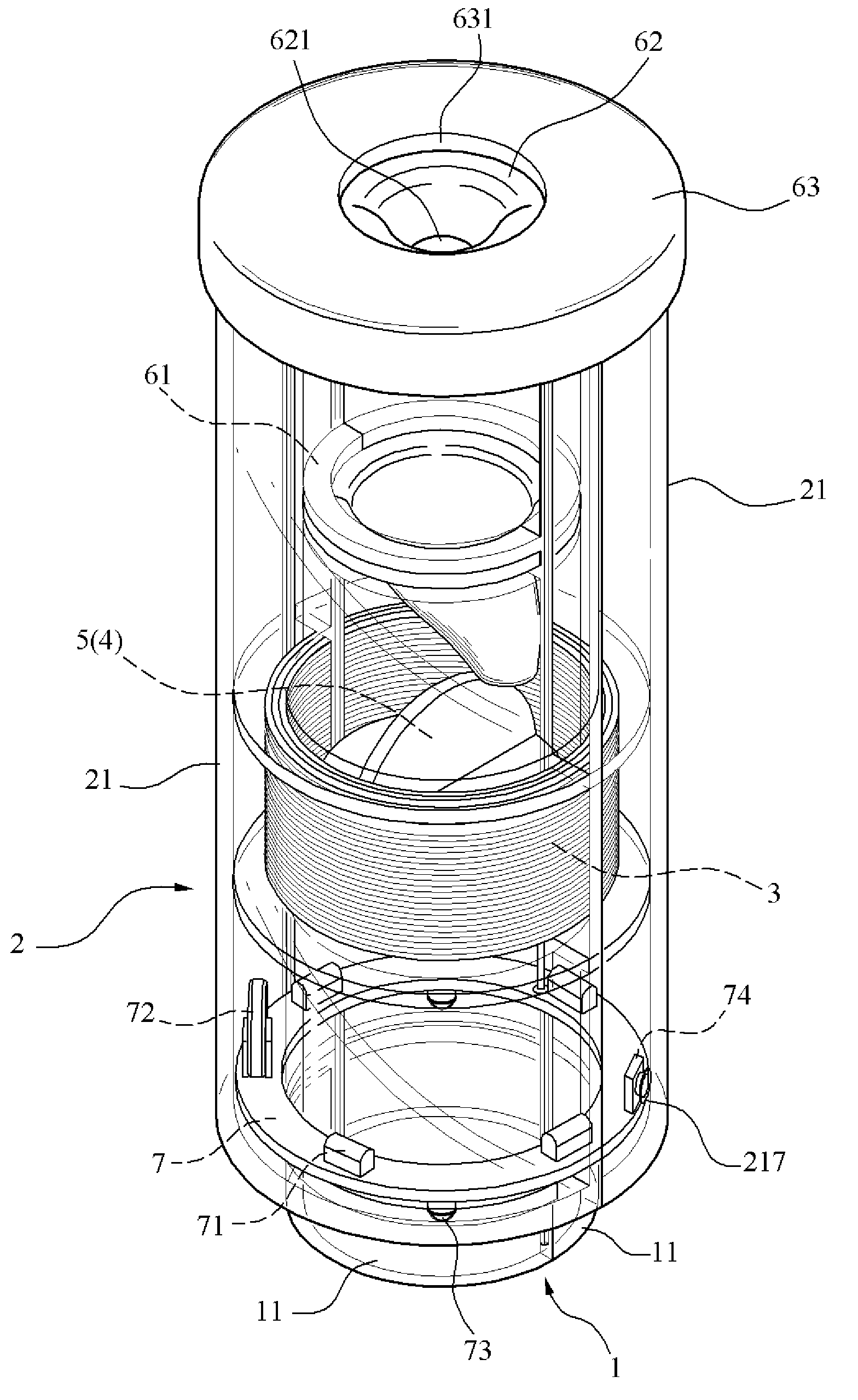 Mini-turbine driven by fluid power for electricity generation