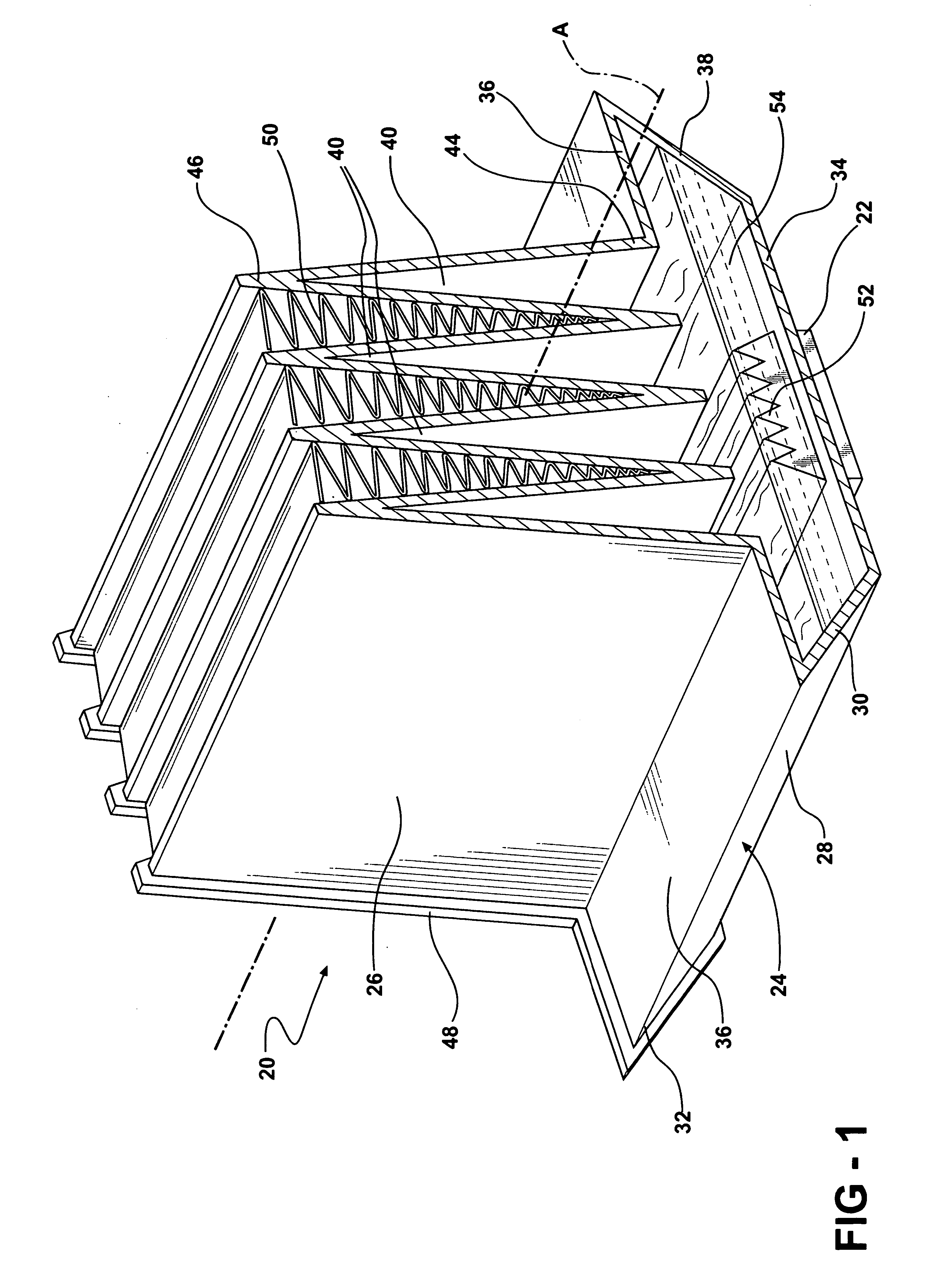 Orientation insensitive thermosiphon of v-configuration