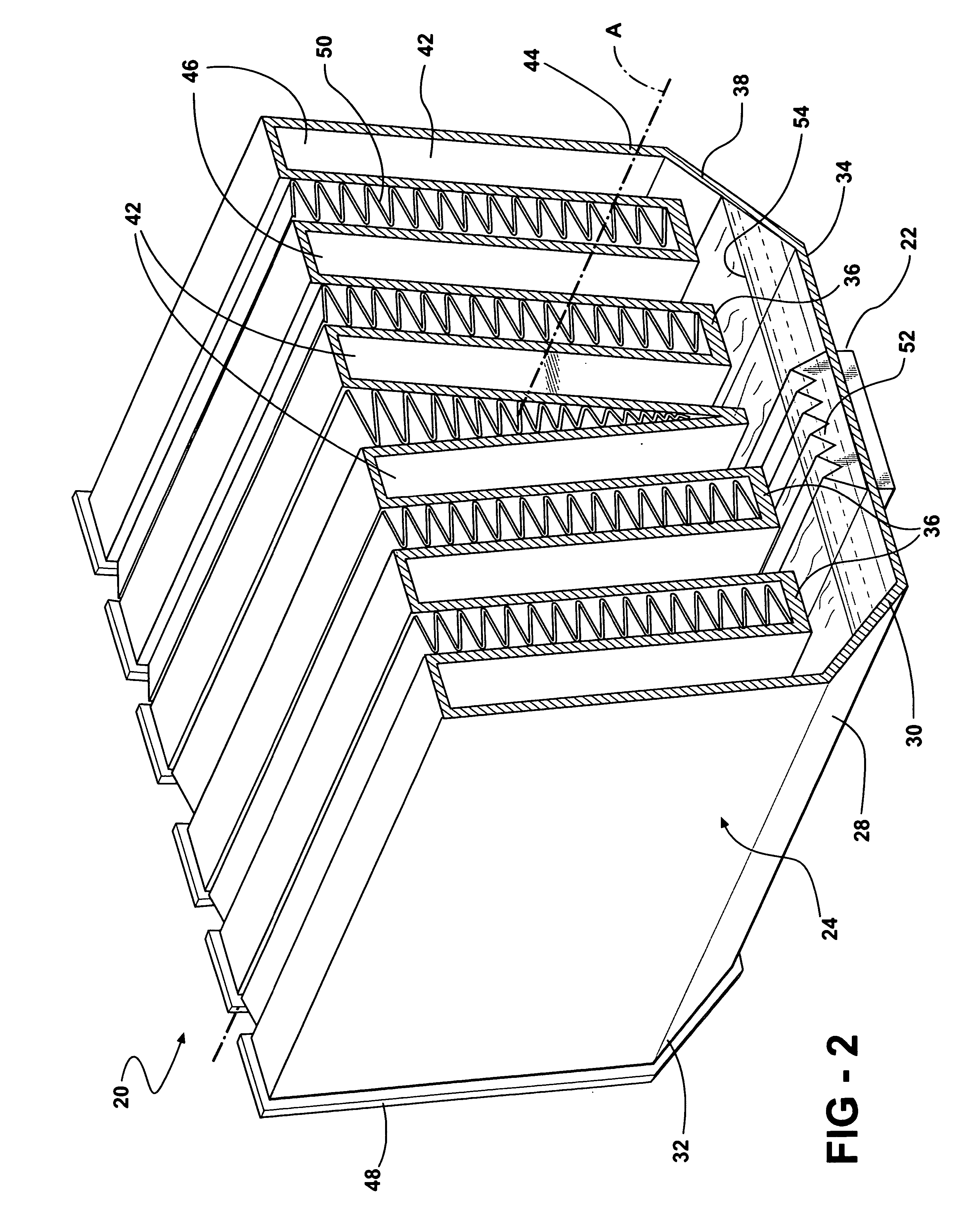 Orientation insensitive thermosiphon of v-configuration