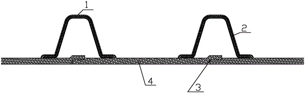 Steel-plastic composite drain pipe and production method thereof