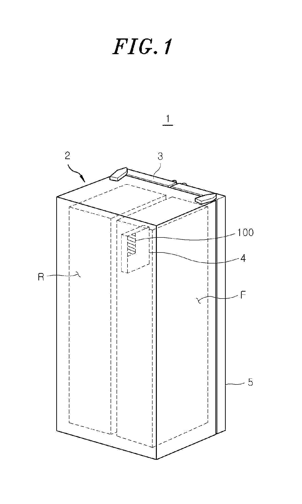 Cool air path damper assembly with elastic Anti-freezing member