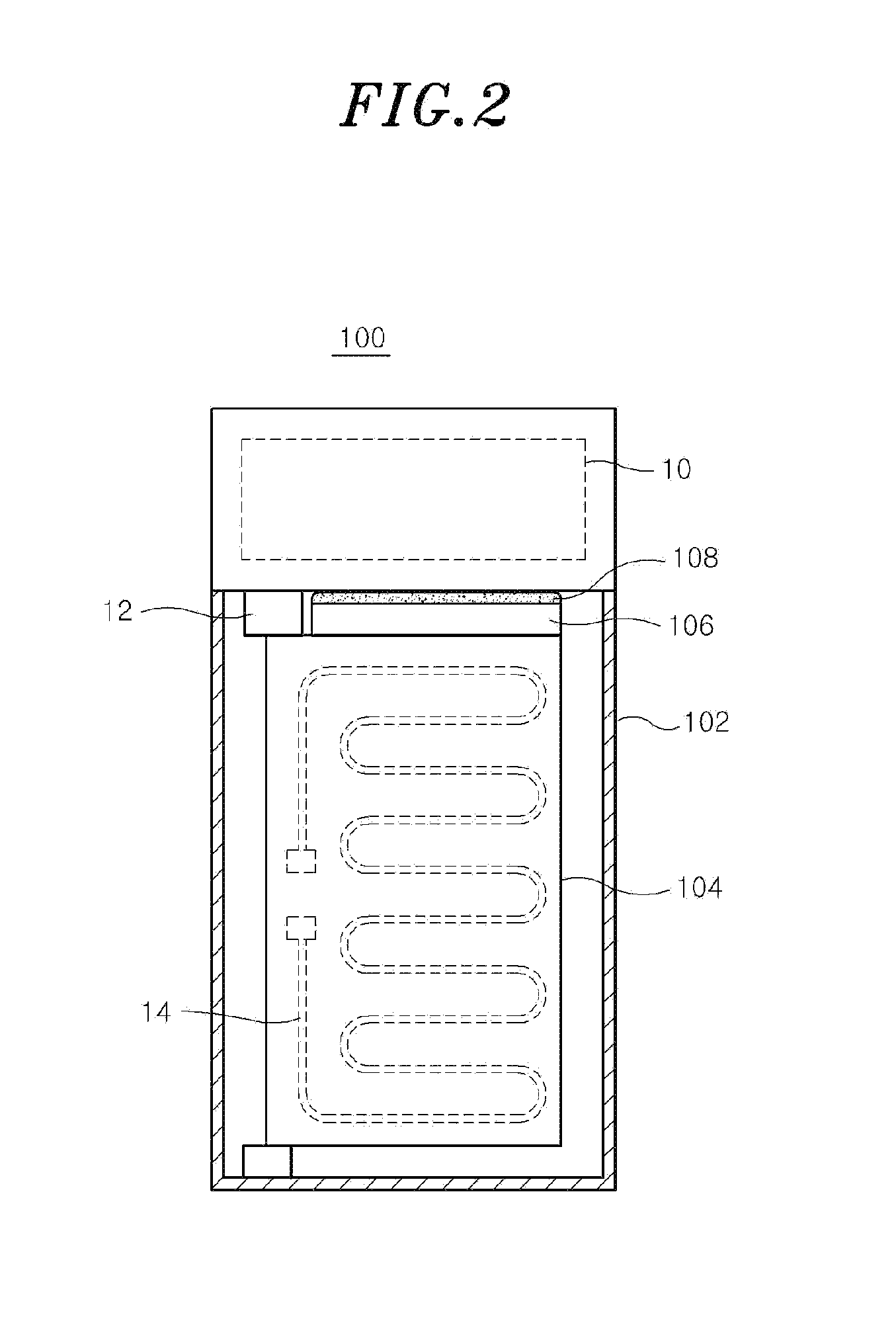 Cool air path damper assembly with elastic Anti-freezing member