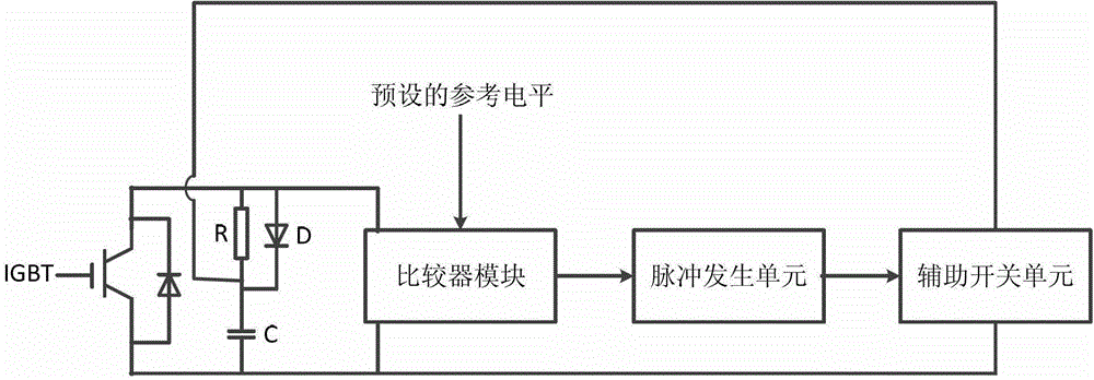 Improved residual current device (RCD) buffer circuit applied to direct tandem type insulated gate bipolar translator (IGBT)