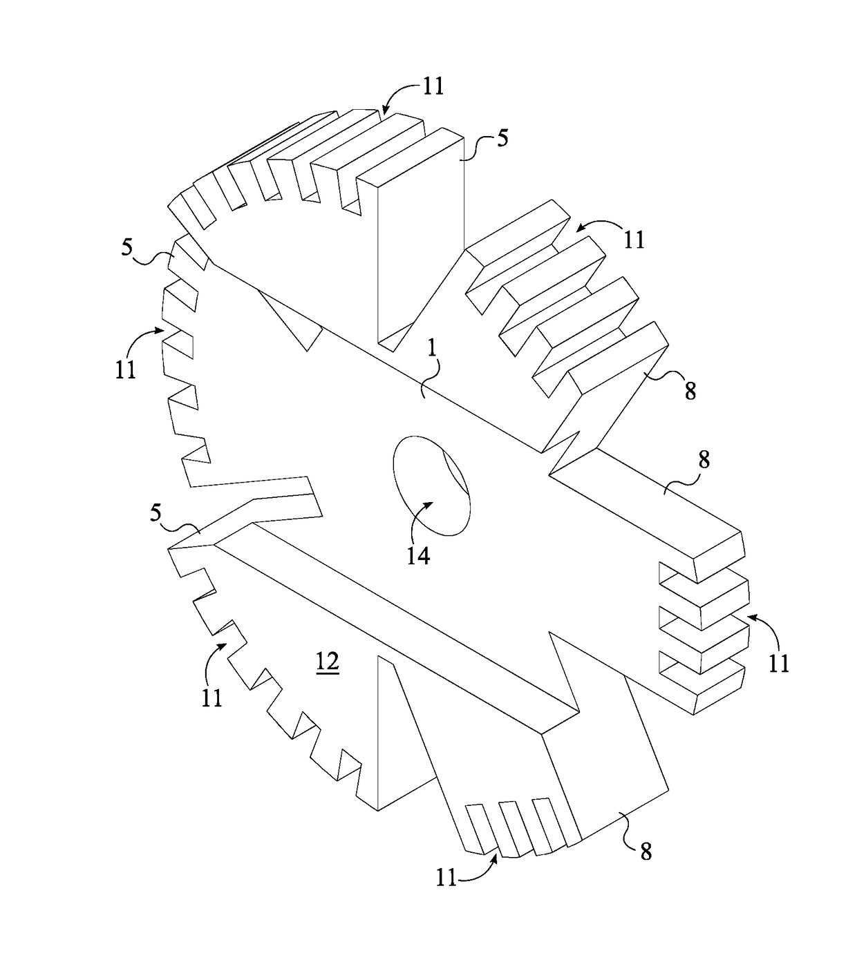 Reversible Rowel