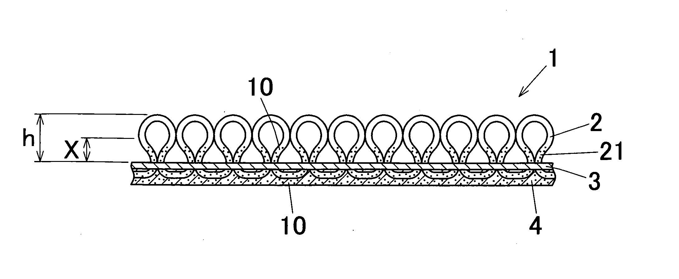 Carpet and process for producing the same