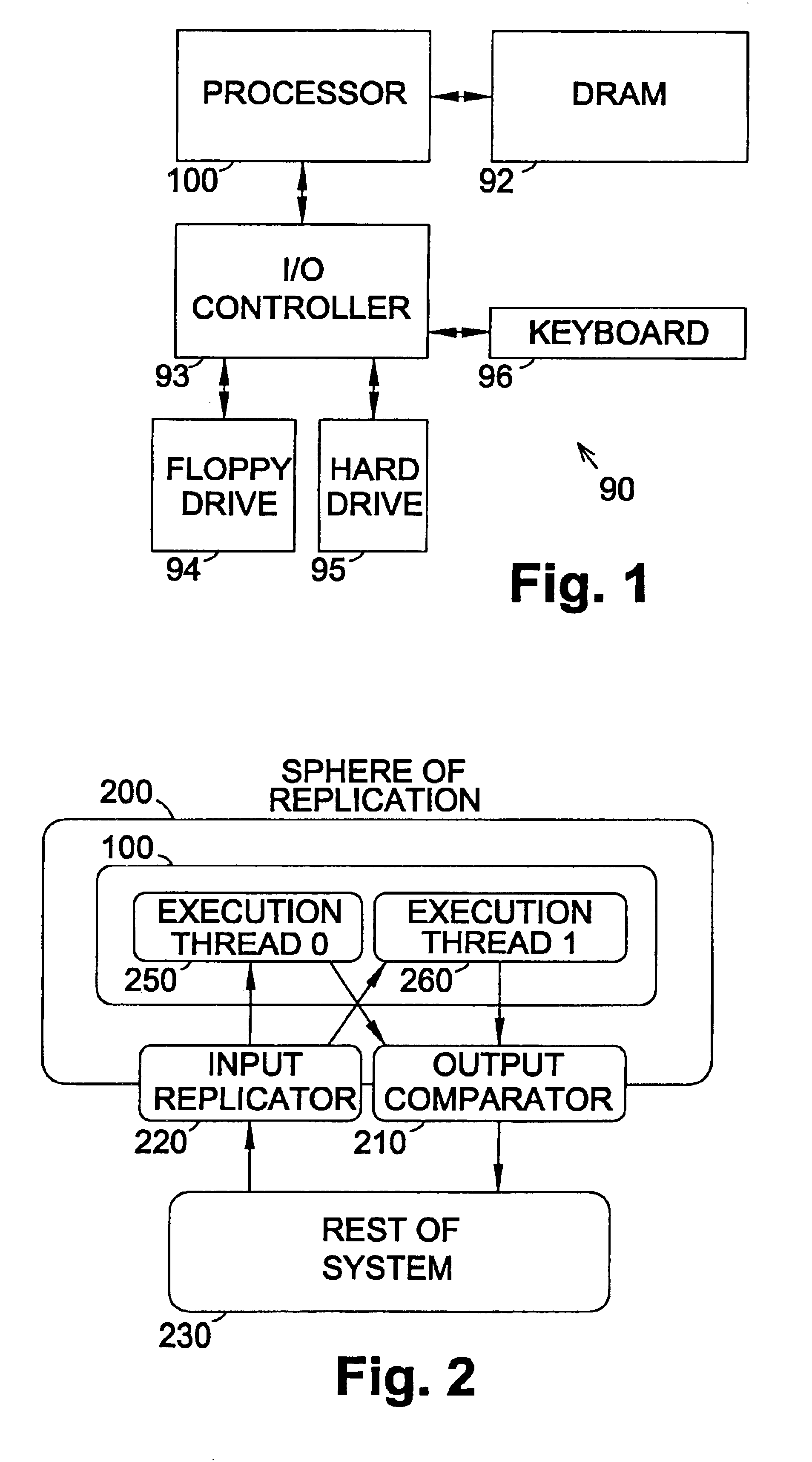 Cycle count replication in a simultaneous and redundantly threaded processor