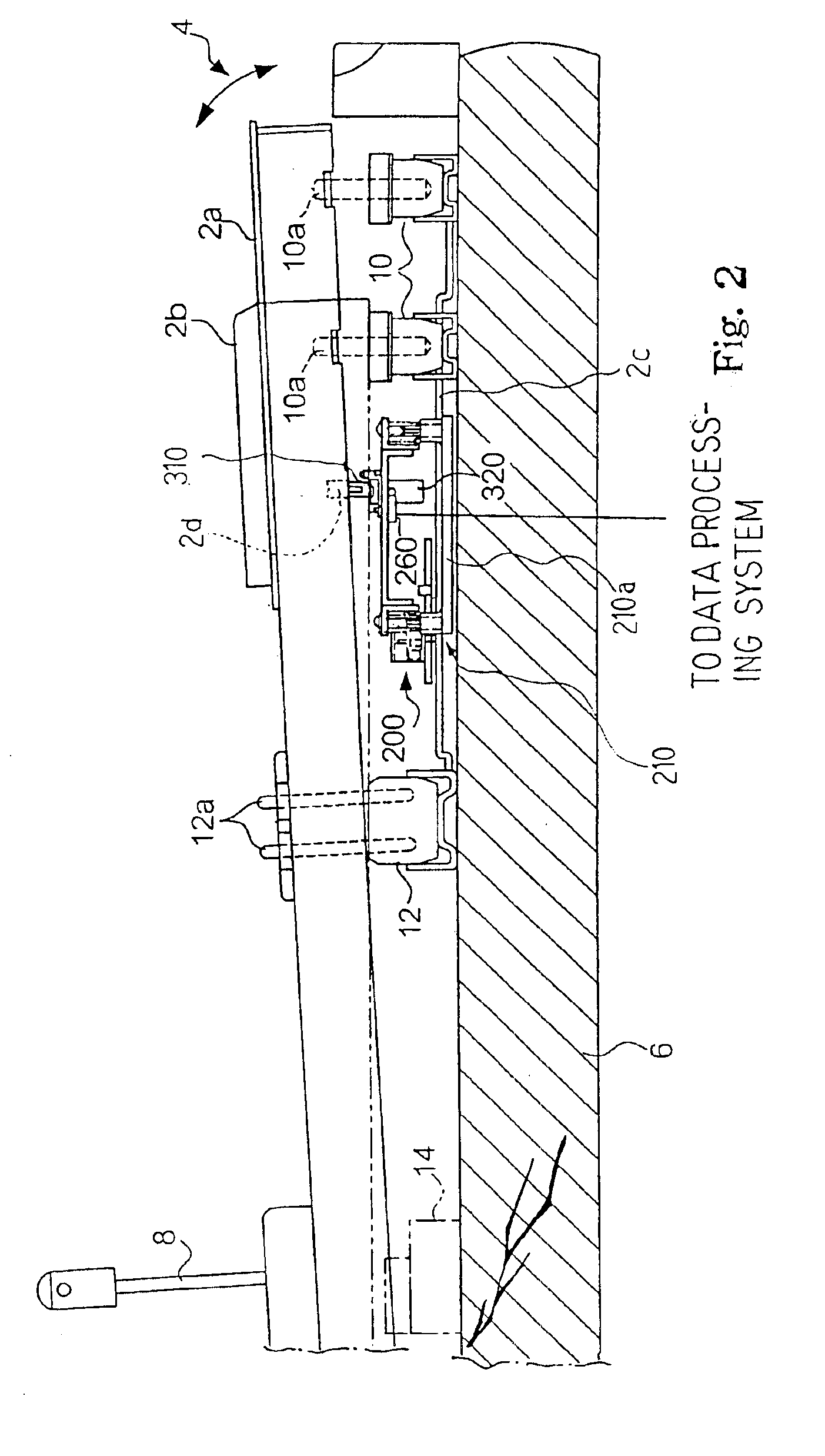 Easily installable optical position transducer and keyboard musical instrument having the same