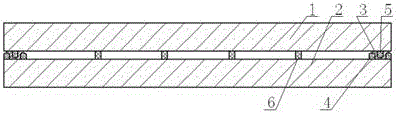 Flat low-altitude glass and preparation method thereof