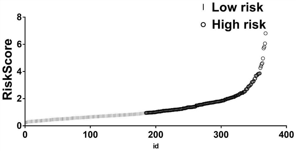 A group of liver cancer prognostic markers and their application