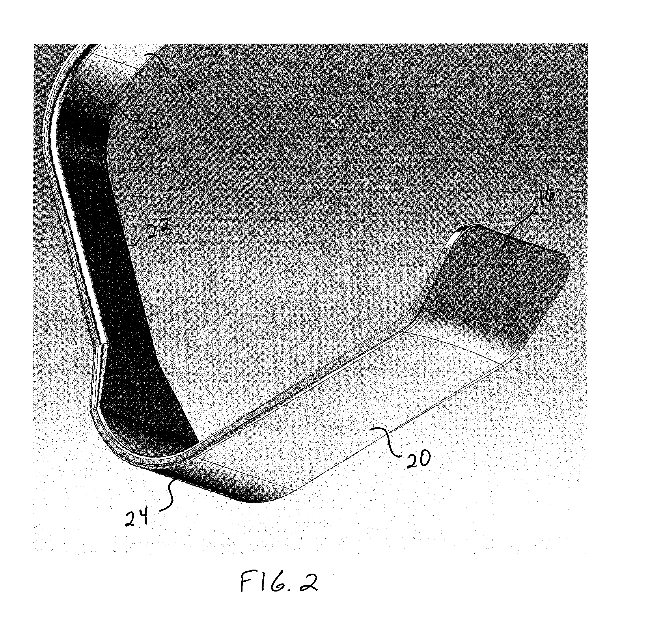 Device for transaxillary breast augmentation and associated method