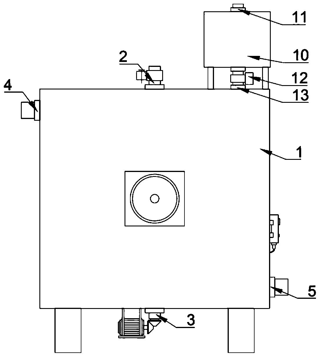 Device for promoting calcite to remove high-concentration phosphorus in wastewater