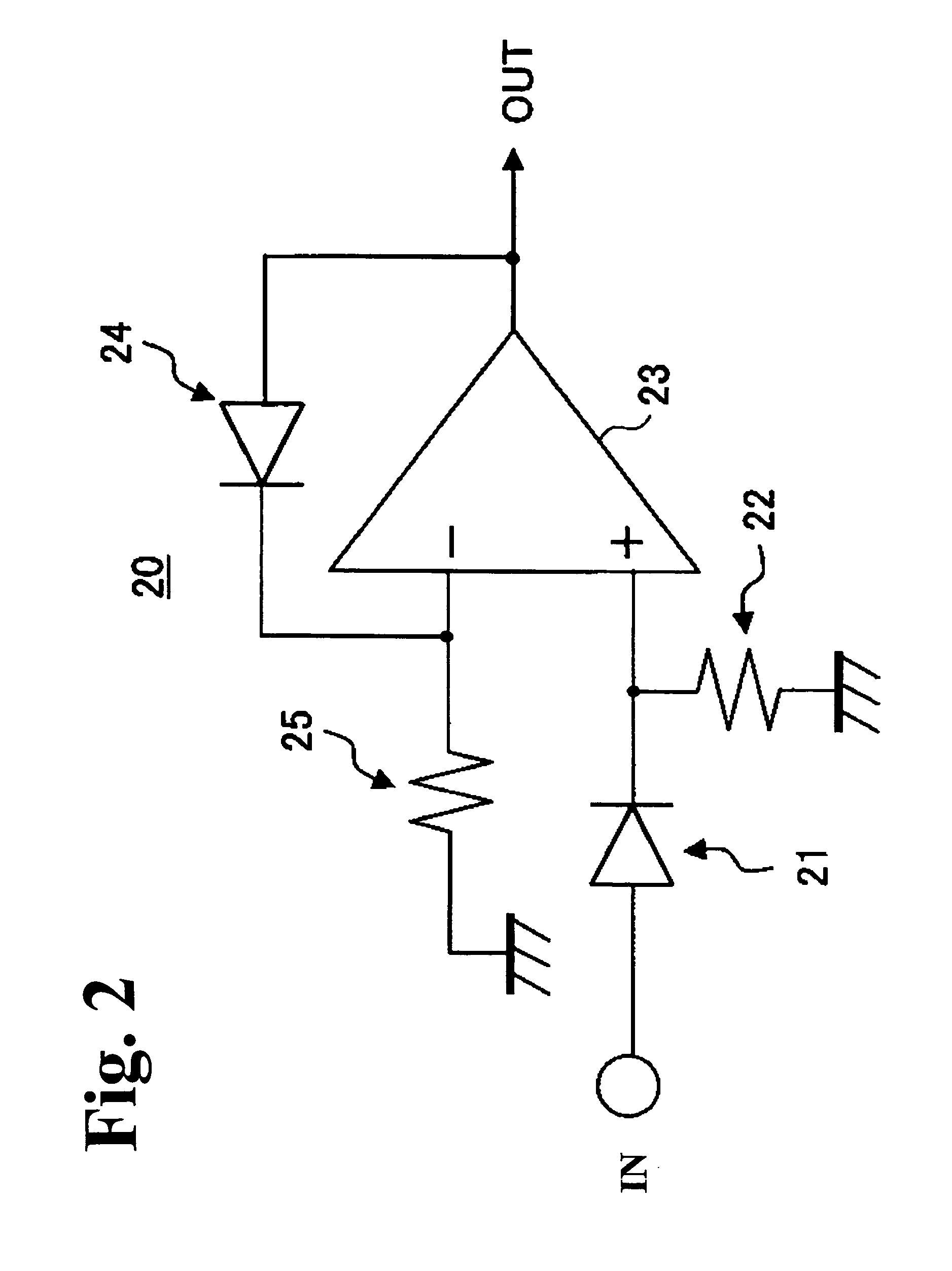 Diode detecting circuit