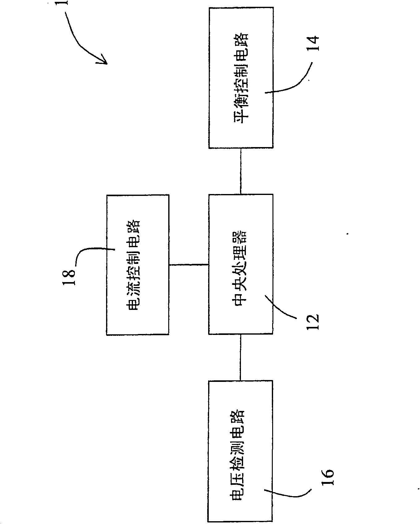 Electric quantity balancing and charging method for lithium cell