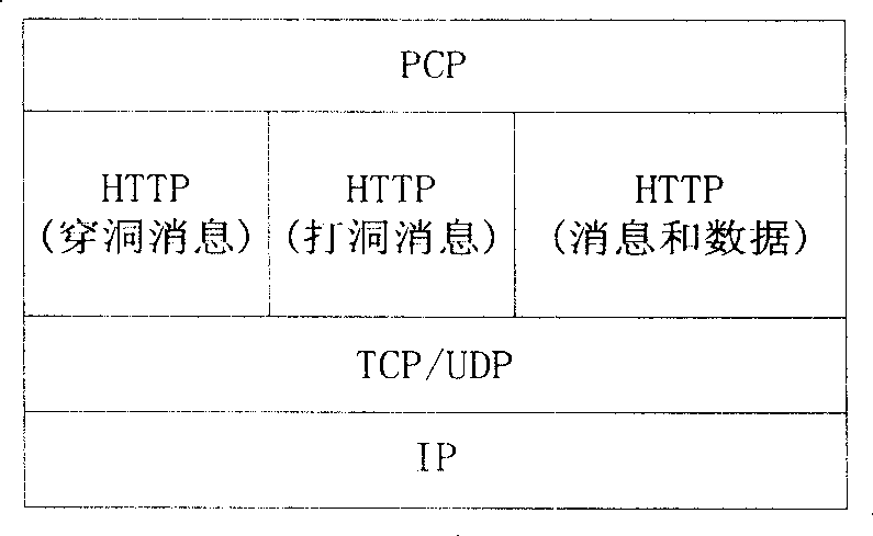 TCP NAT crossing method base on PCP protocol