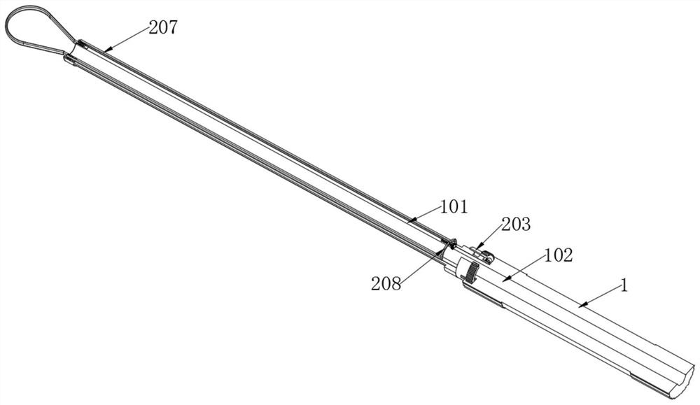 Multi-angle direction-changing suction tube type curette for otolaryngology department