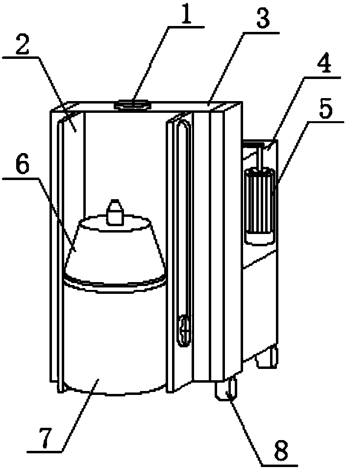 Large paperboard cement smearing device for fine brushing