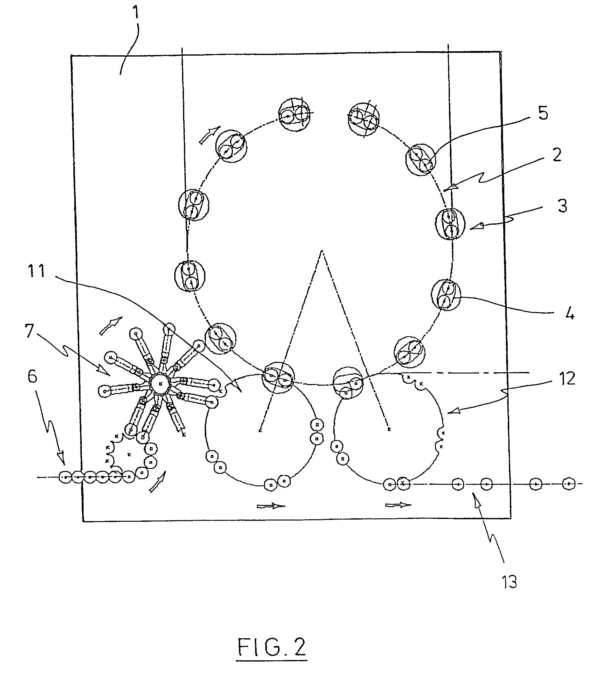 Method and device for plasma treating workpieces