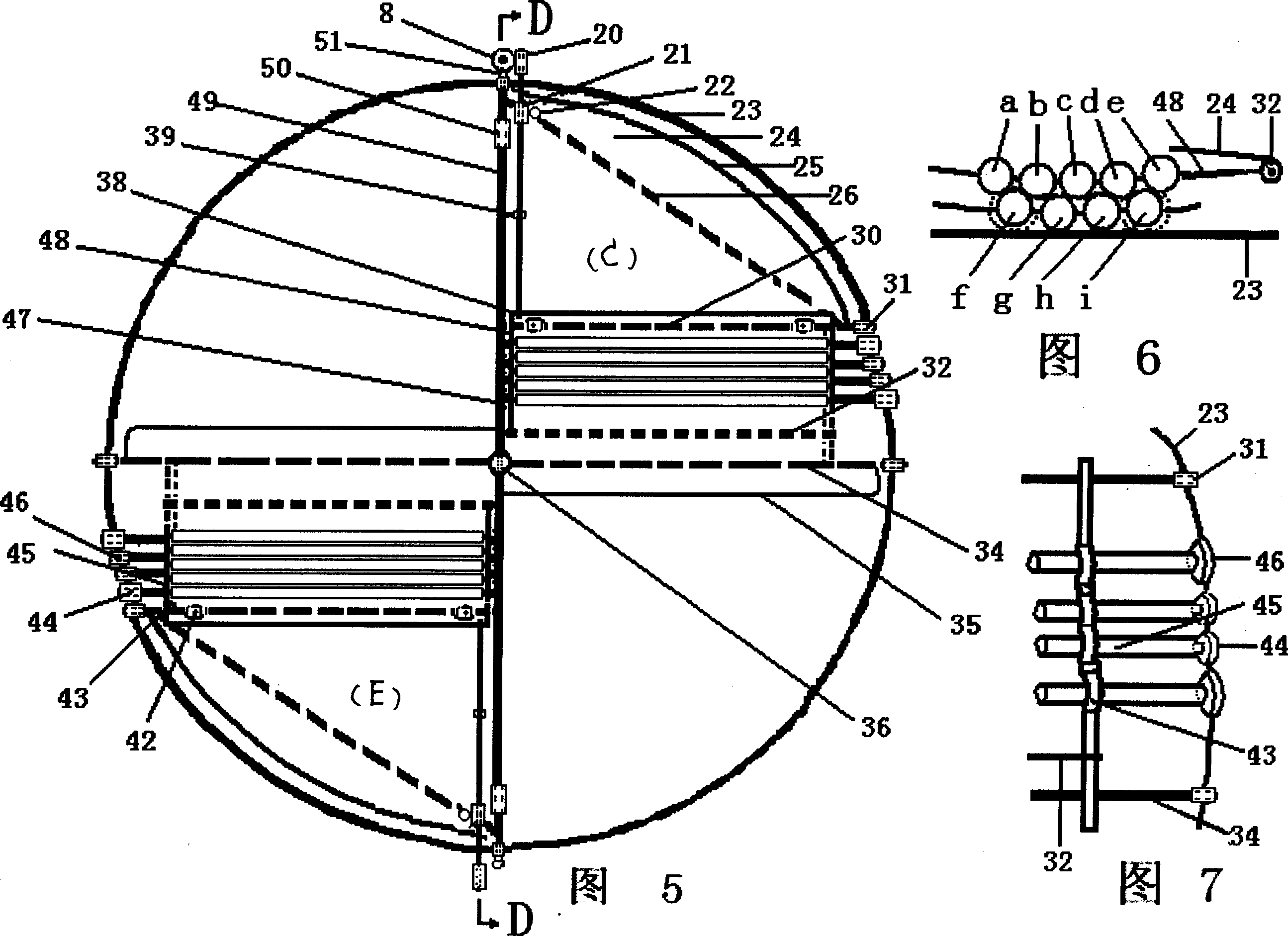 Method for automobile crossless passing at same level of city road and its construction