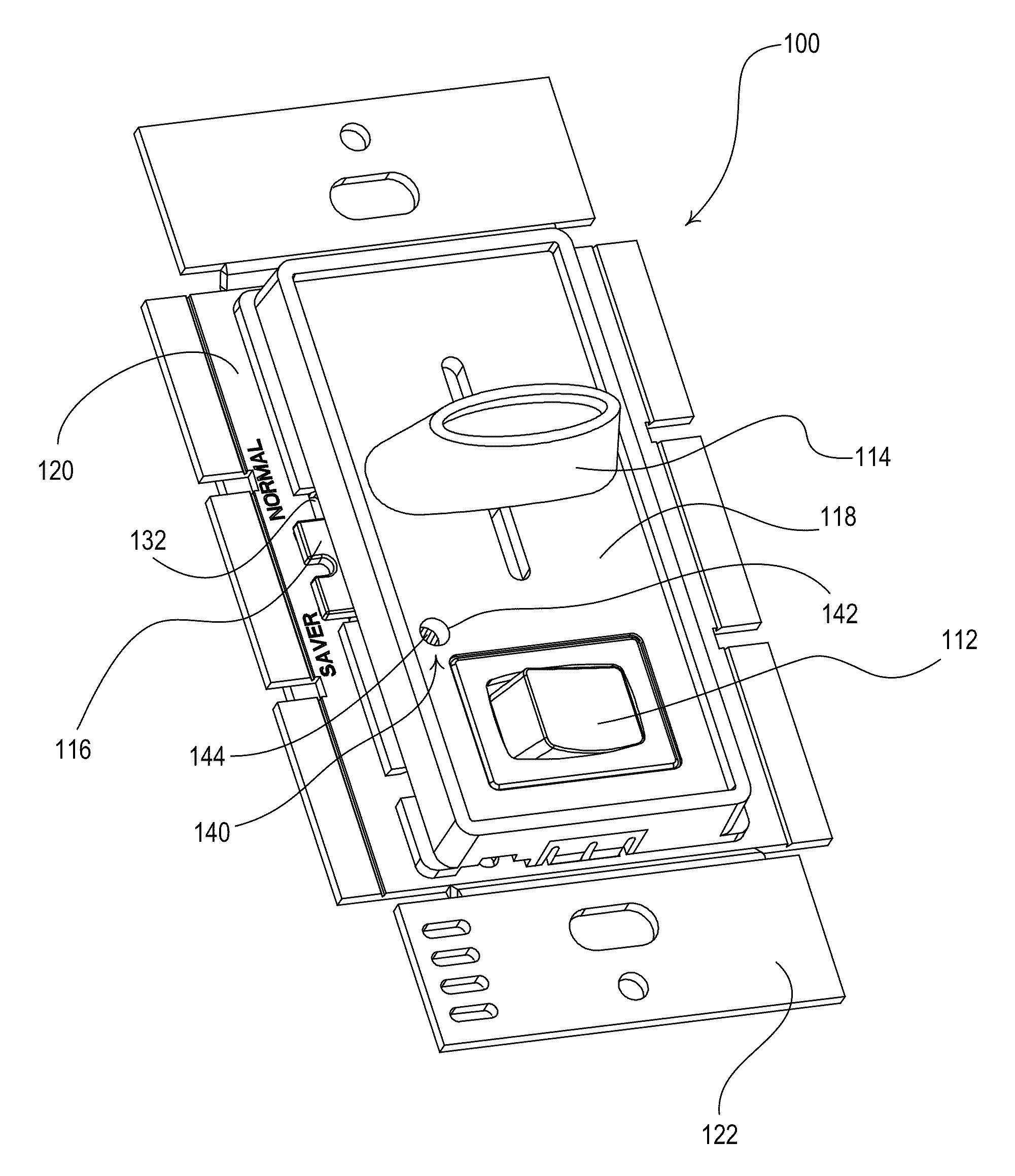 Load Control Device Having a Visual Indication of an Energy Savings Mode