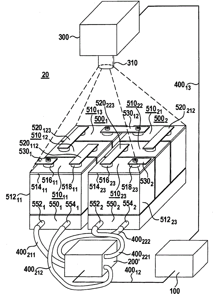 Apparatus for detecting battery pack, method, battery, battery system and vehicle