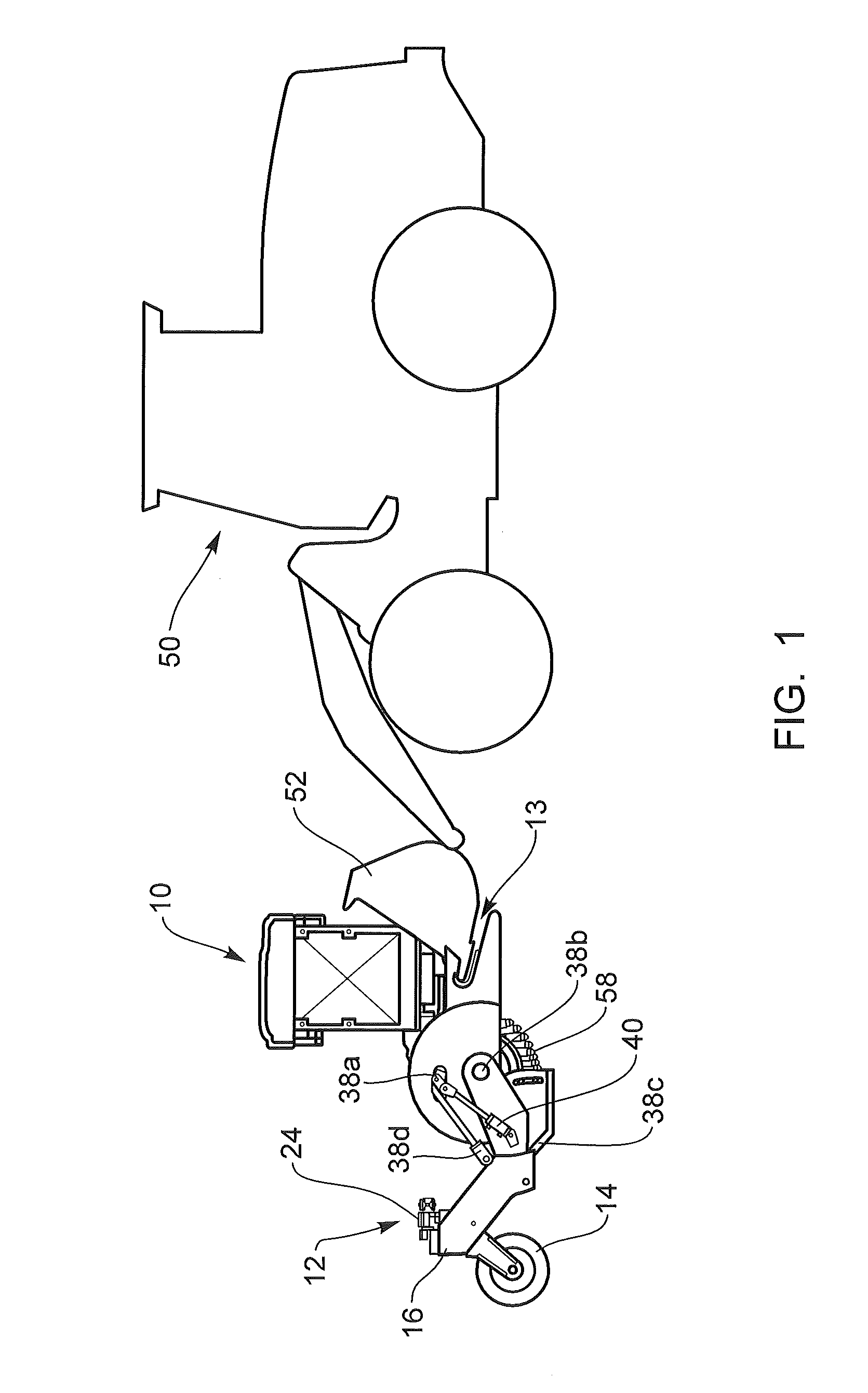 Steerable system for asphalt milling attachment