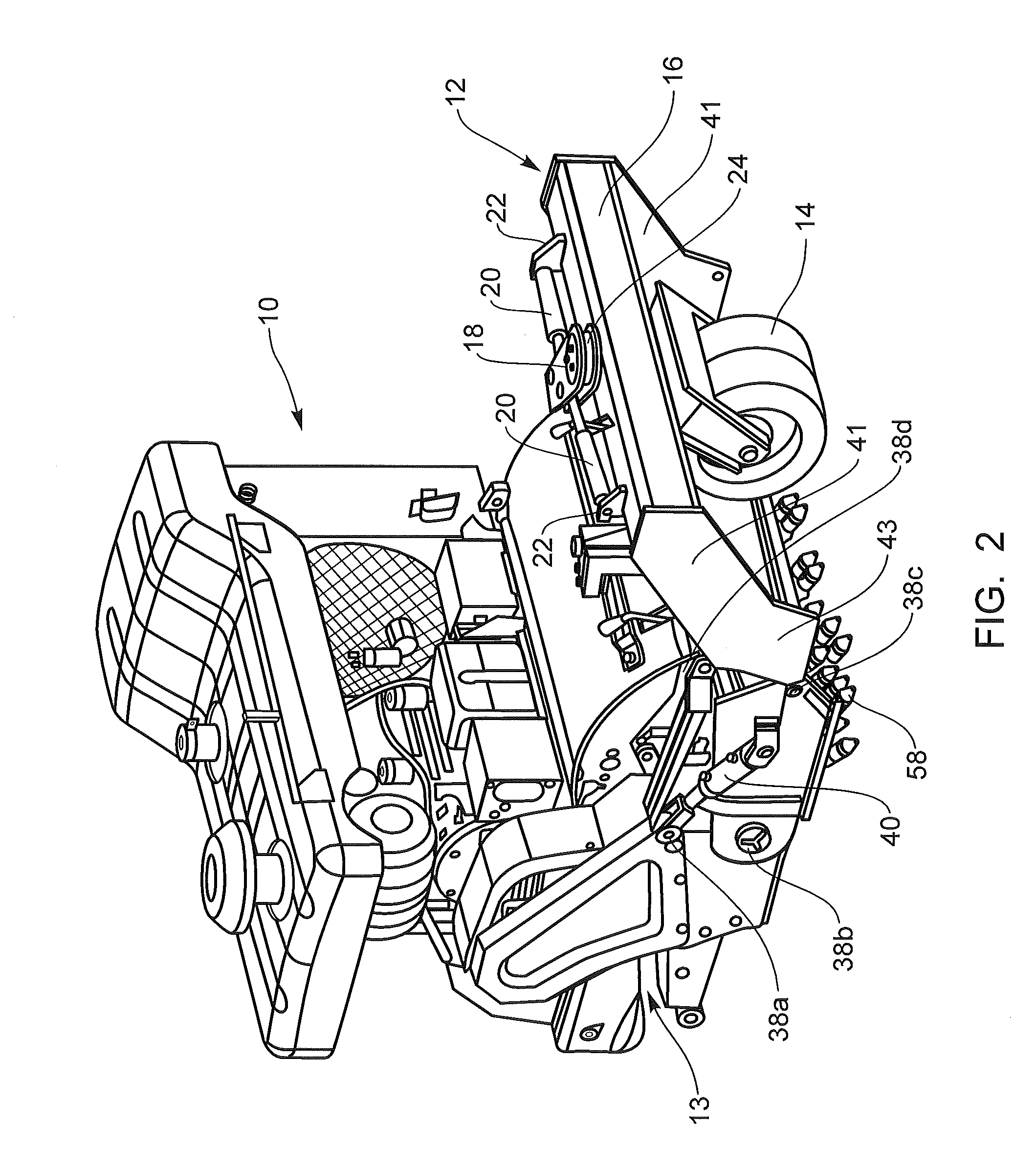 Steerable system for asphalt milling attachment