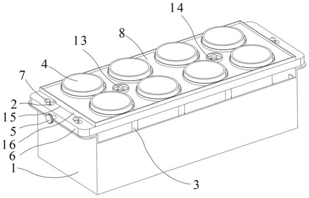 Ice bath sample rack device for homogenizing and homogenizing platform thereof