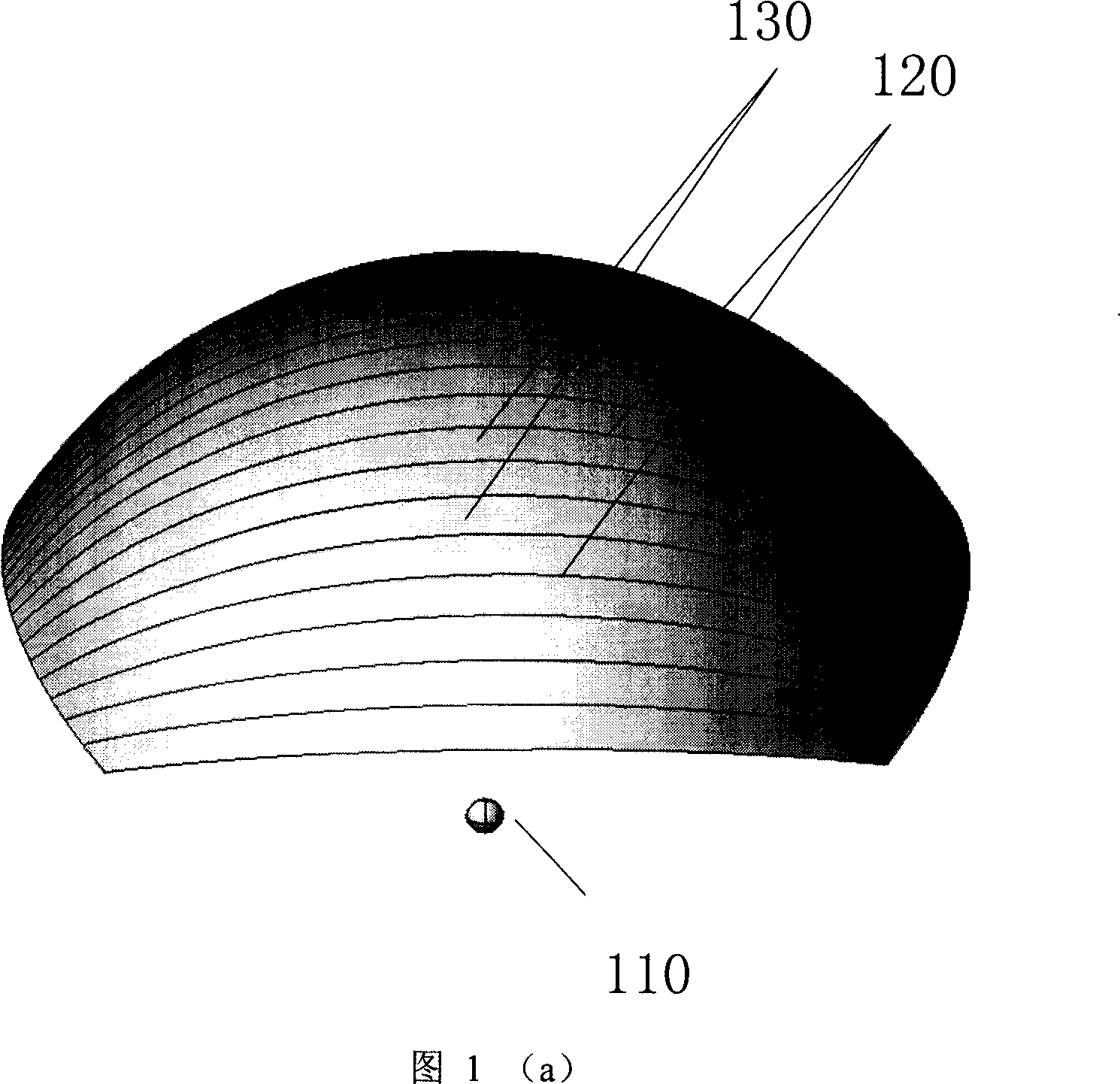 Design method of three-dimensional optical lens and lens