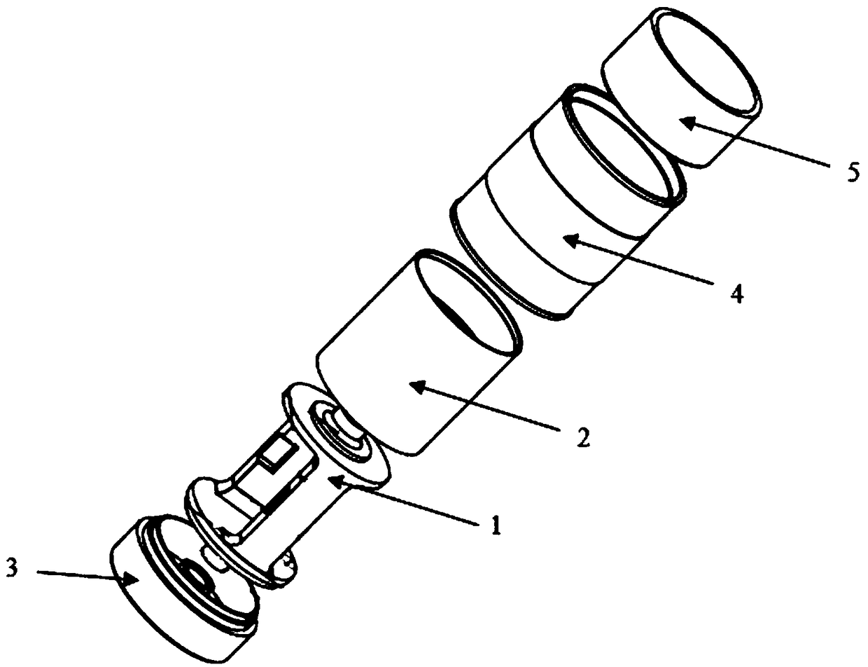 A self-centering press-fitting device applied to long-span double-interference structures