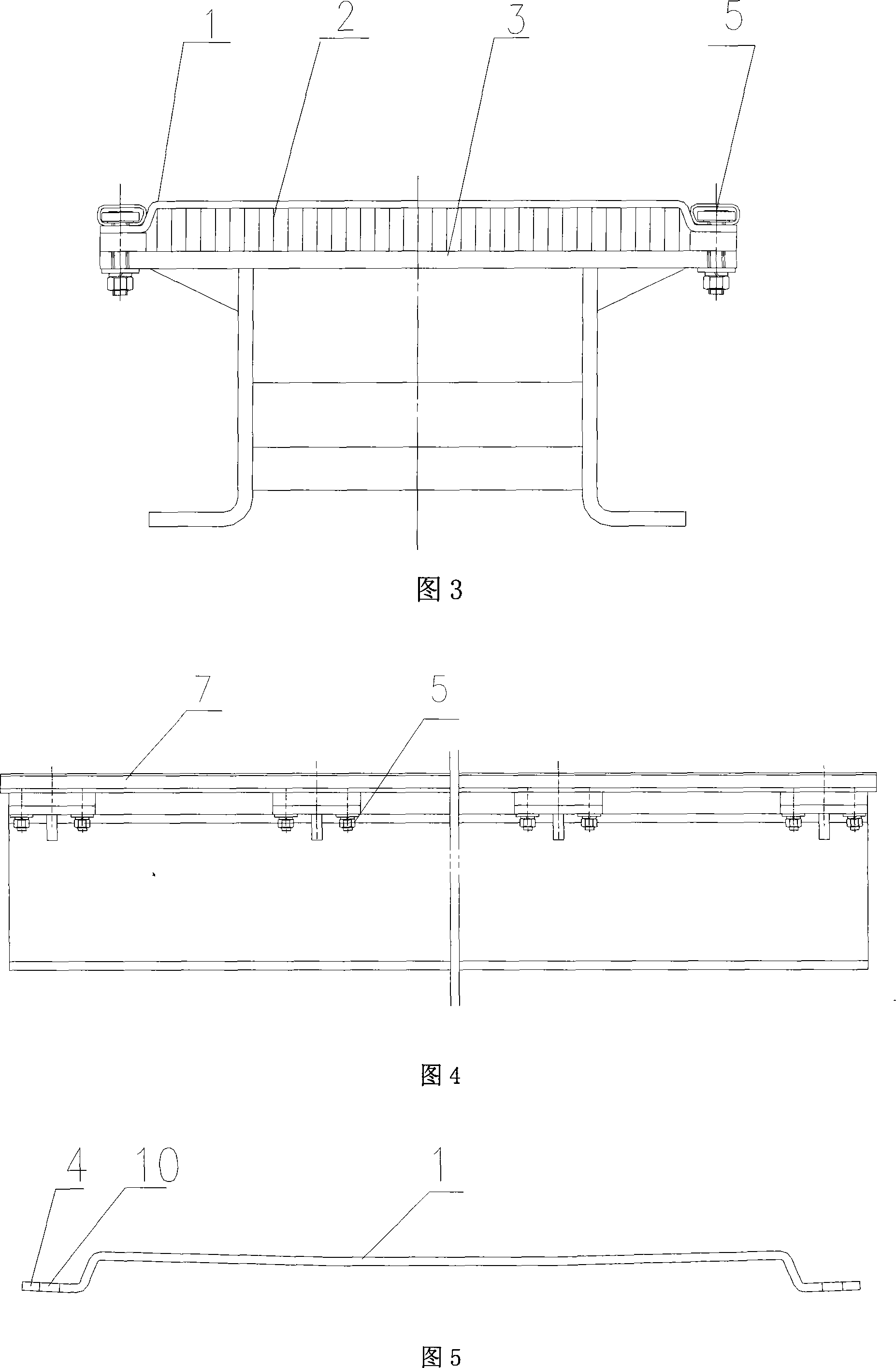 Method and apparatus for connecting straight line motor secondary side conductor and secondary side iron core