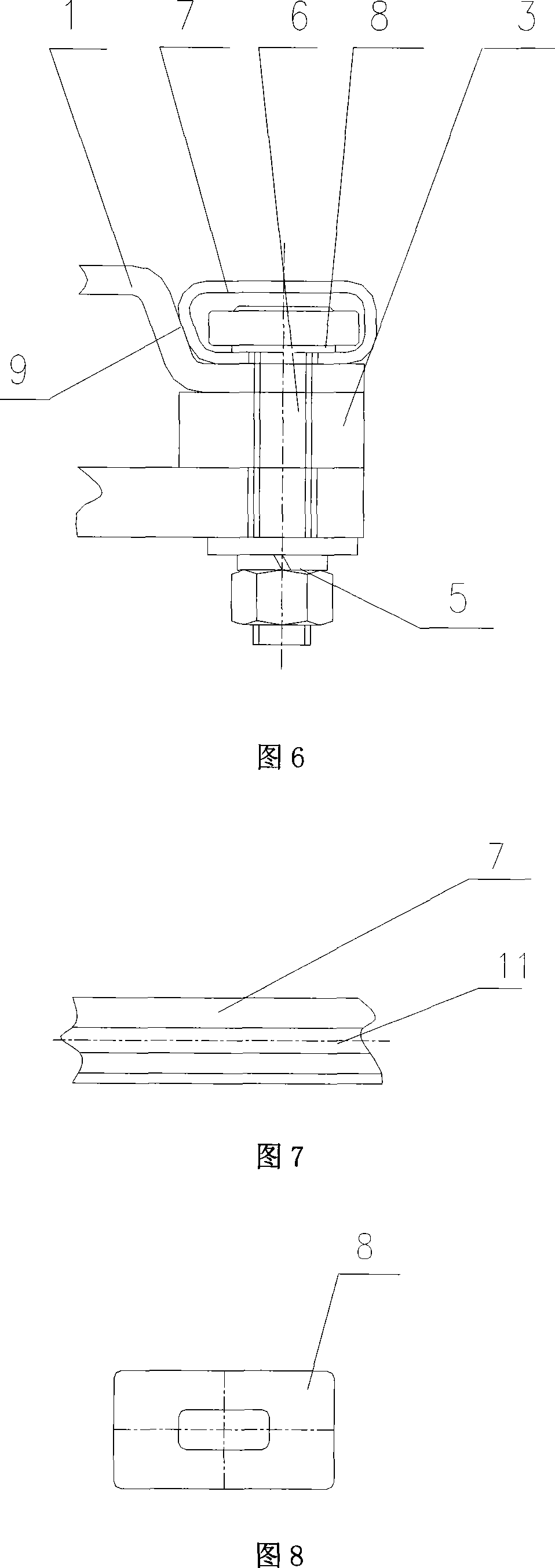 Method and apparatus for connecting straight line motor secondary side conductor and secondary side iron core