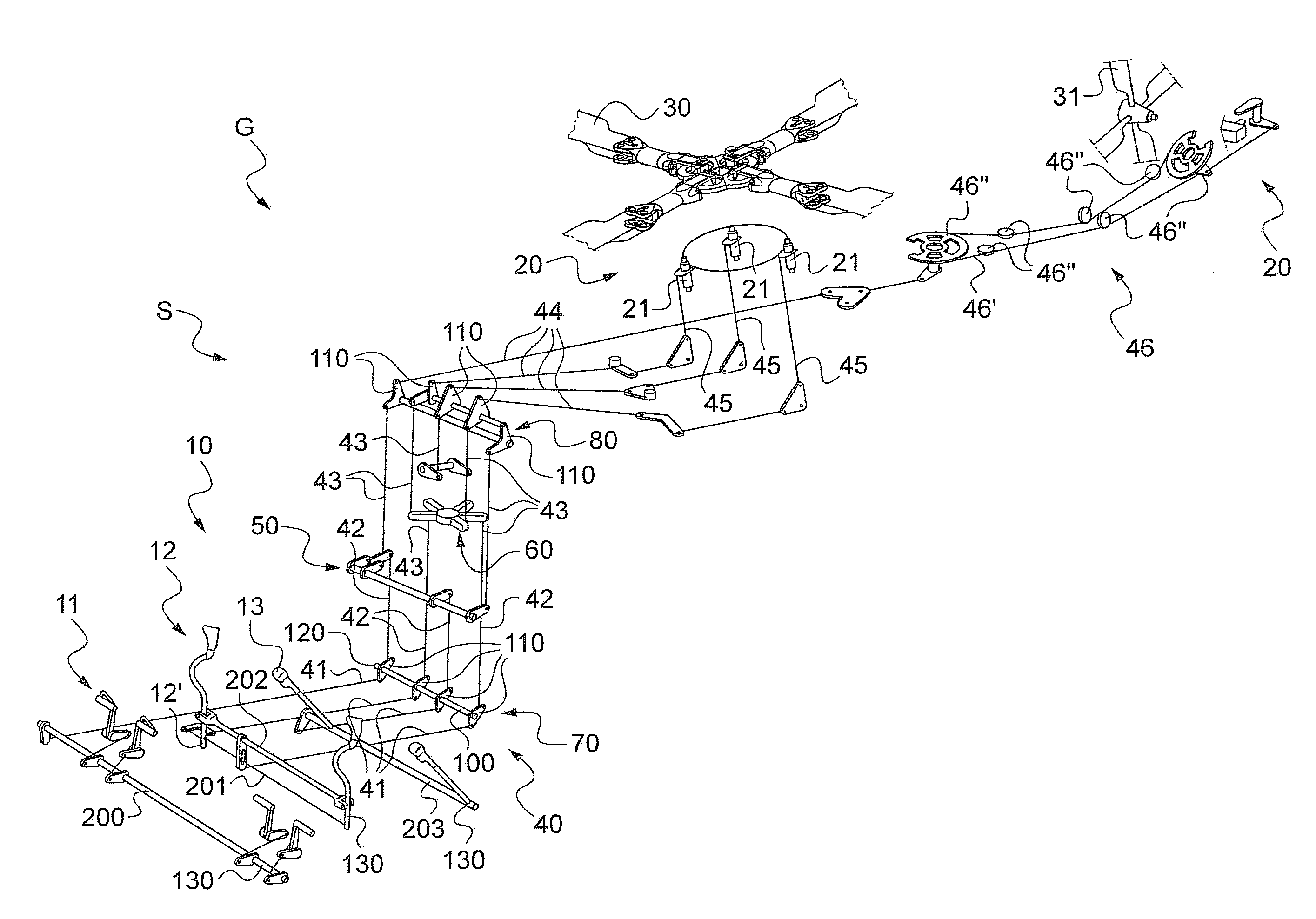 Power-assisted control system for a rotorcraft