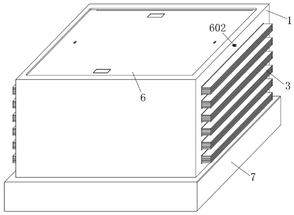 A battery assembly for intelligent robots that facilitates heat dissipation